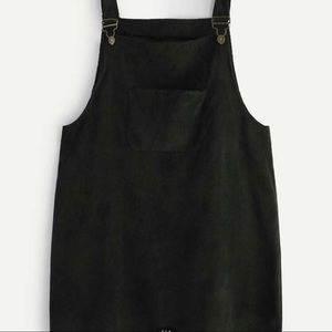 Corduroy pinafore dress